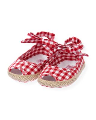 Gingham Crib Espadrille