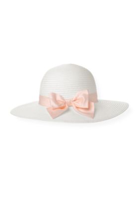 Silk Bow Straw Sunhat