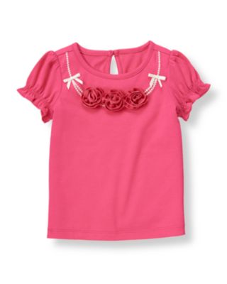 Rosette Necklace Top