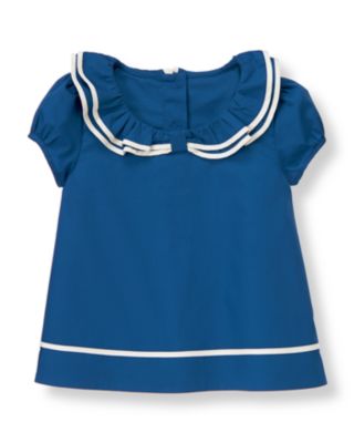 Ruffle Collar Top