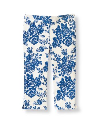Floral Sateen Crop Pant