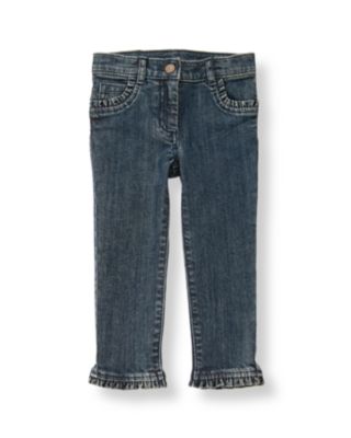 Ruffle Denim Jean