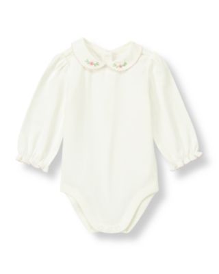 Rosette Collar Bodysuit