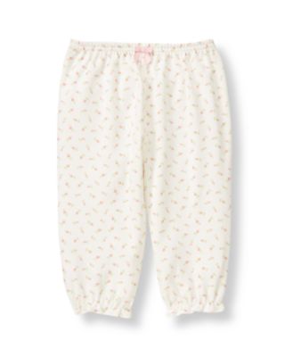 Rosette Floral Knit Pant