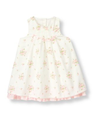 Rosette Floral Corduroy Jumper