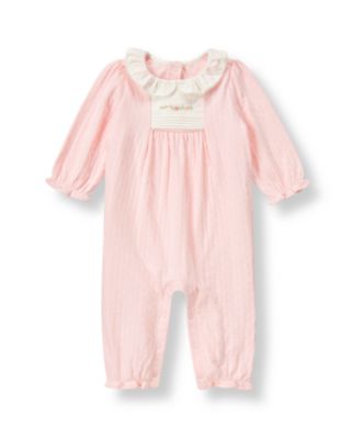 Rosette Pintucked One-Piece