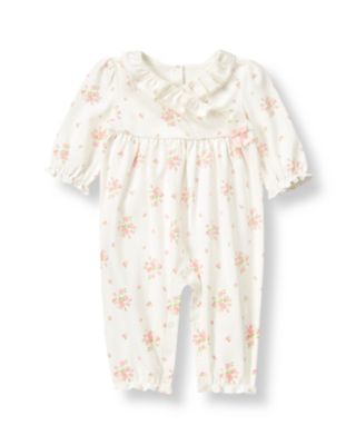 Rosette Floral Kimono One-Piece