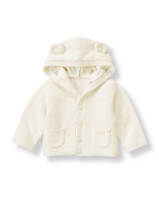 Honey Bear Hooded Sweater Cardigan