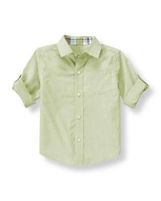 Ministripe Roll Cuff Shirt