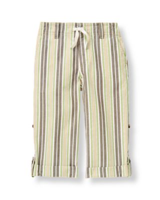 Stripe Roll Cuff Pant
