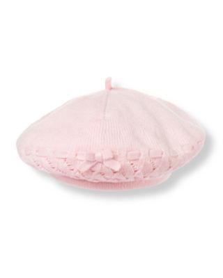 Pointelle Interlaced Beret