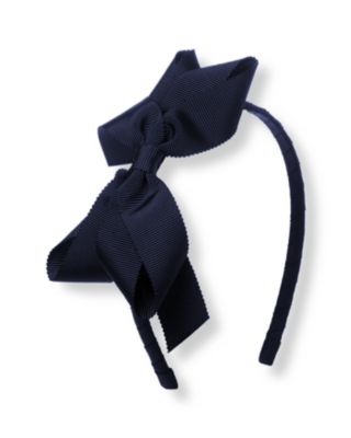 Navy Bow Headband