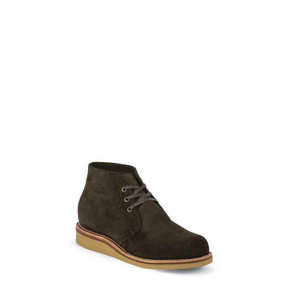 Image for MEN'S MODERN SUBURBAN CHOCOLATE MOSS SUEDE SHOE ; Style# 1901G08