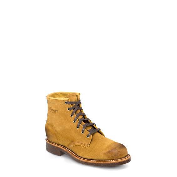 Image for MEN'S 6" TAN ROUGH OUT GENERAL UTILITY SERVICE BOOTS ; Style# 1901G46
