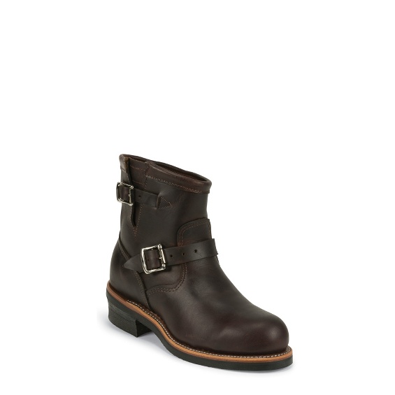 Image for MEN'S 7" CORDOVAN ENGINEER STEEL TOE BOOTS ; Style# 1901M11