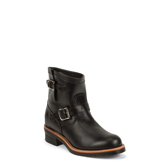 Image for MEN'S 7" BLACK WHIRLWIND ENGINEER PLAIN TOE BOOTS ; Style# 1901M51