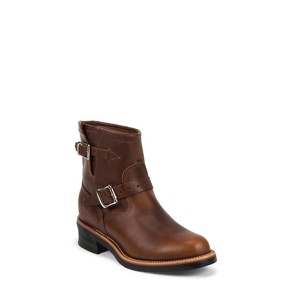 Image for MEN'S 7" TAN RENEGADE ENGINEER PLAIN TOE BOOTS ; Style# 1901M53