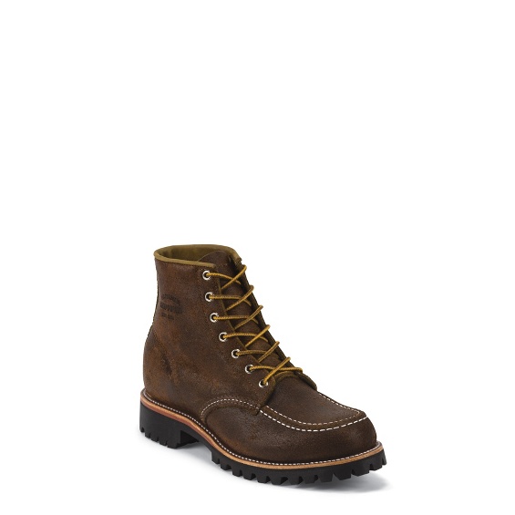 Image for MEN'S 6" BROWN BOMBER MOUNTAINEER MOCC TOE FIELD BOOTS ; Style# 1901M64