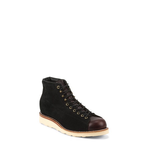 Image for MEN'S 5" BLACK SUEDE GENERAL UTILITY BRIDGEMEN BOOTS ; Style# 1901M81