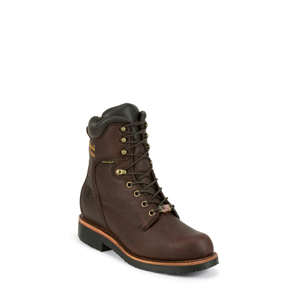 Image for MEN'S 8" RICH OILED WALNUT UTILITY INSULATED WATERPROOF STEEL TOE LACE UP RUGGED OUTDOOR BOOTS ; Style# 25258