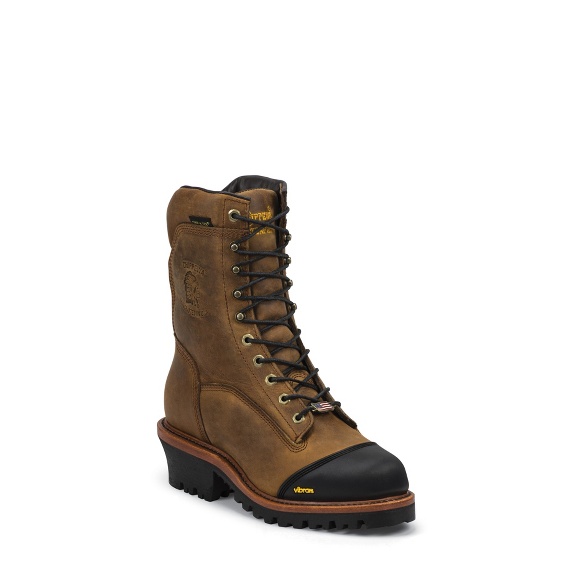 Image for MEN'S 9" GOLDEN SAND APACHE WATERPROOF INSULATED LACE-TO-TOE OUTDOOR BOOTS ; Style# 25387