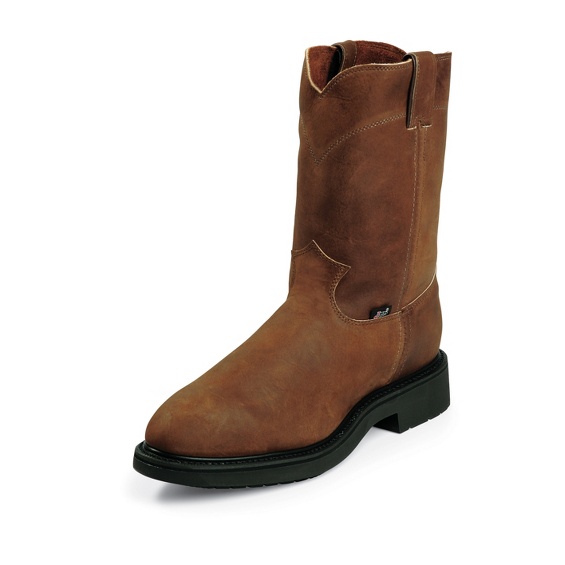 Image for CONDUCTOR PULLON BROWN STEEL TOE boot; Style# 4764