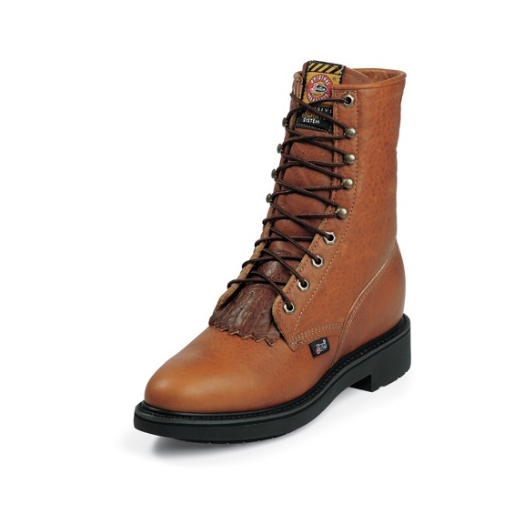 JUSTIN ORIGINAL WORKBOOTS 762 CONDUCTOR COPPER 8