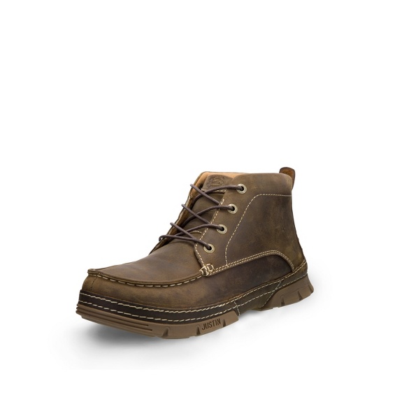 Image for TOBAR BROWN 4 EYE STEEL TOE shoe; Style# WK277