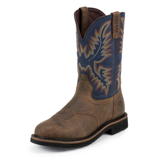 Image for SUPERINTENDENT BLUE STEEL TOE boot; Style# WK4666