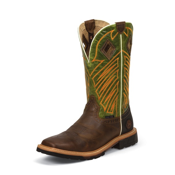 Image for DERRICKMAN TAN STEEL TOE boot; Style# WK4971