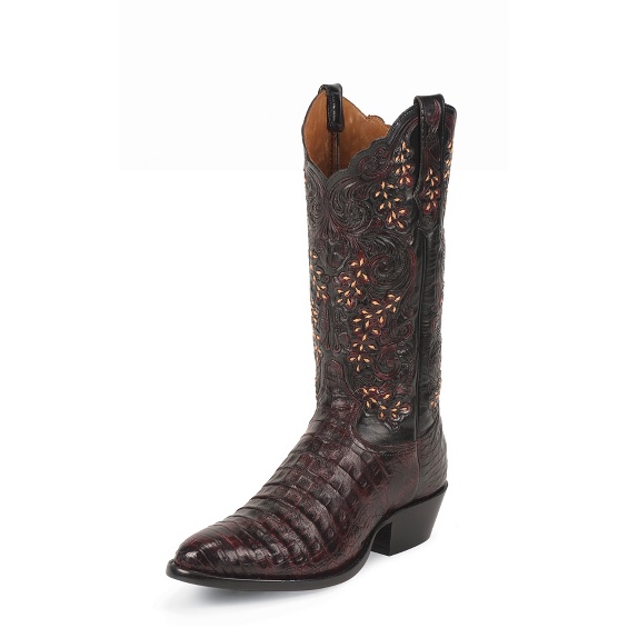 Image for BLACK CHERRY BELLY ANTIQUE CAIMAN boot; Style# 1002