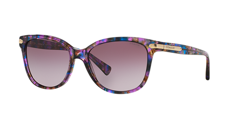 Coach Hc8132 57 L109 Purple Cat Sunglasses
