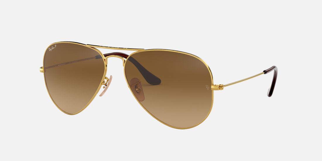 rb3025 58 aviator gold brown polarized rb3025 58 aviator gold brown polarized