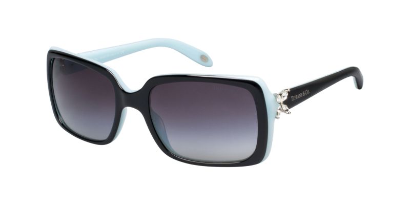 TIFFANY Sunglasses TF 4047B 80553C Black Azure 55mm