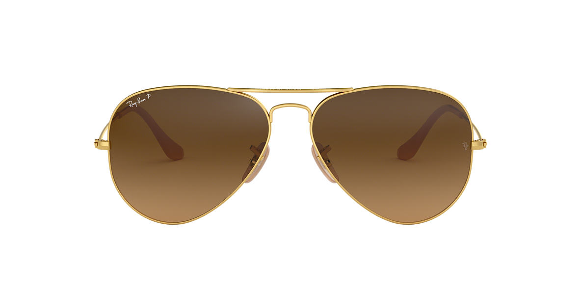 rb3025 58 aviator gold brown polarized rb3025 58 aviator gold brown polarized