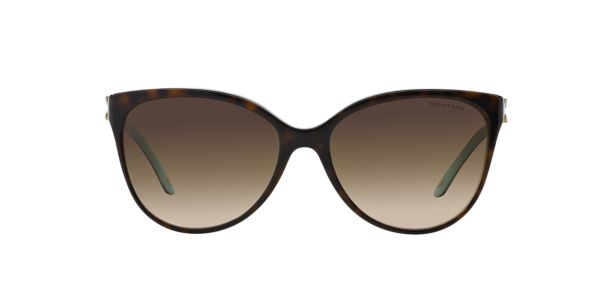 Tiffany & Co. TF4089B 58 Brown & Tortoise Sunglasses ...