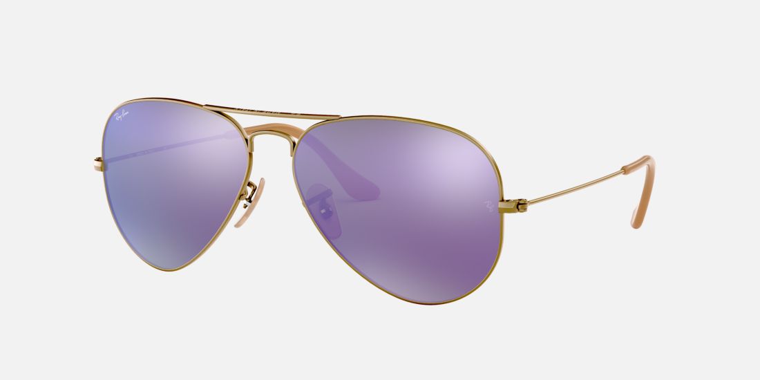 ray ban sonnenbrille aviator chrome lila ray ban sonnenbrille aviator chrome lila