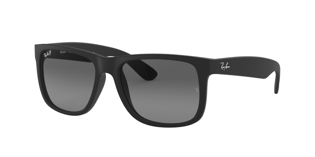 RayBan RB4165 54 JUSTIN 54 Grey & Black Polarized Sunglasses