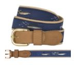 Tuna Trio Leather Belt
