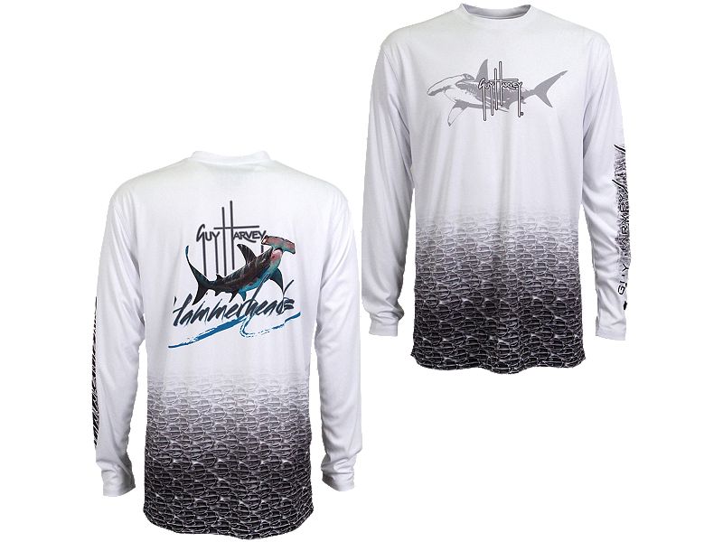 Guy Harvey Hammerhead Pro UVX Performance Long Sleeve Shirt Melton