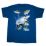 Mako Shark Youth T-Shirt - Navy Blue