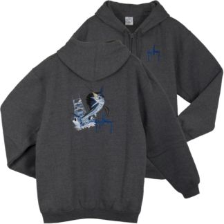 Sailfish Boat Zip Hoody