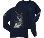 Guy Harvey Swordfish Strike Long Sleeve Shirt