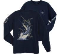Guy Harvey Swordfish Strike Long Sleeve Shirt