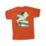 Bull Dolphin, Wahoo, Kingfish Youth T-Shirt - Orange