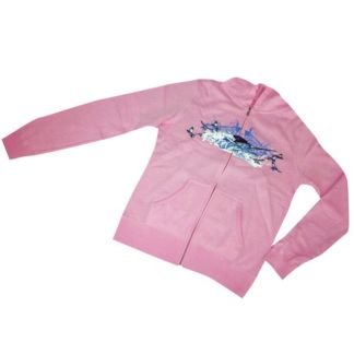 White Fire Zip Hoody