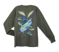 Marlin Yellowfin Vintage Long Sleeve Shirt