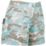 Ladies Fishing Shorts - Turquoise Camo