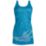 Pinstripe Tank Dress - Teal