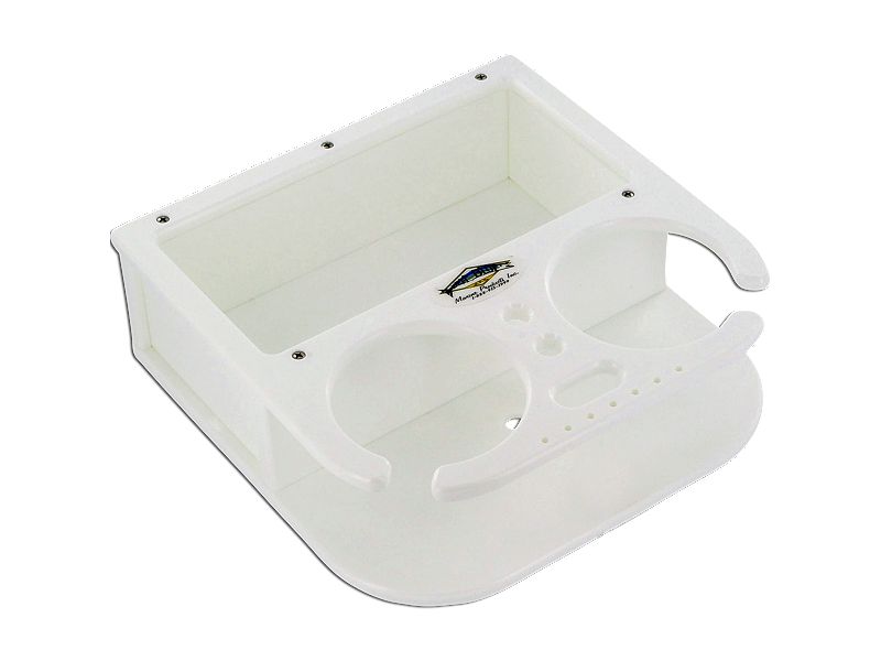 Brocraft Marine Two Drink Holder With Storage Box/Suction Cups 2 Drink Holder With Storage Box